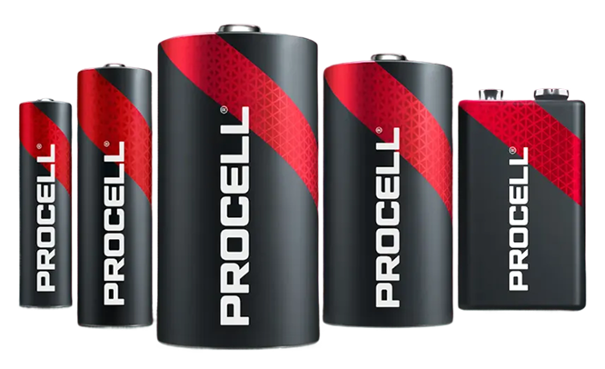 Procell battery range