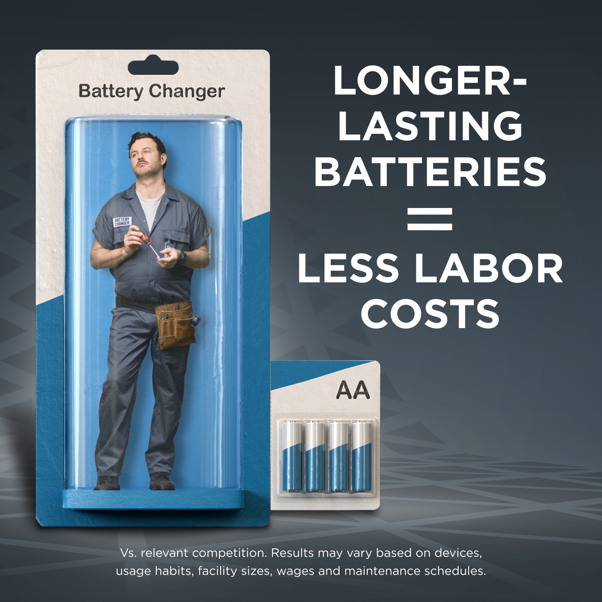 Fewer replacements, lower cost