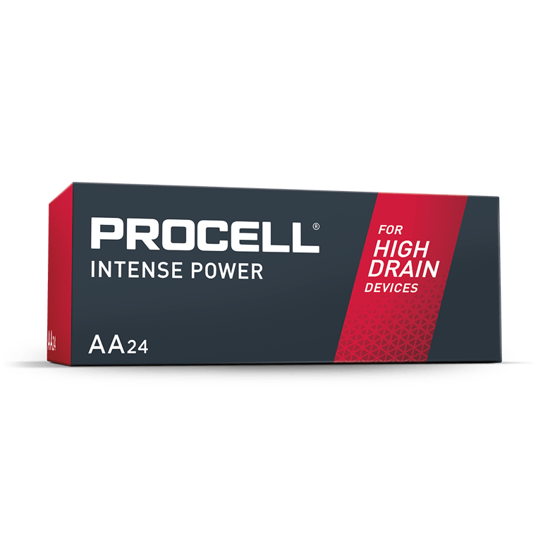 Procell Alkaline Intense Power AA, 1.5v Packaging