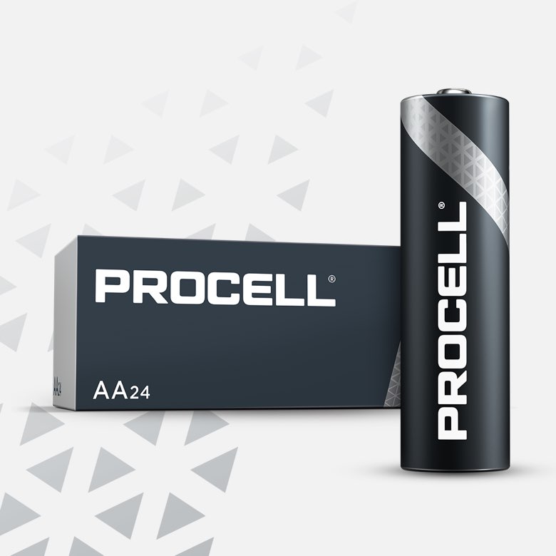 Procell Alkaline AA, 1.5v Batteries