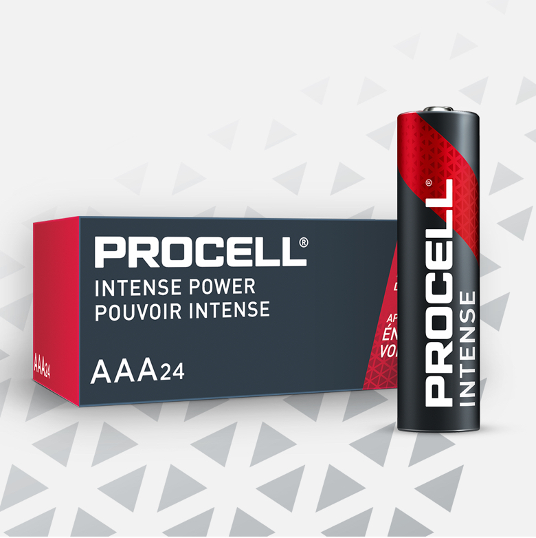 Procell Alkaline Intense AAA, 24 Pack Batteries