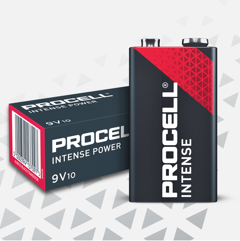 Procell Alkaline Intense 9v Batteries