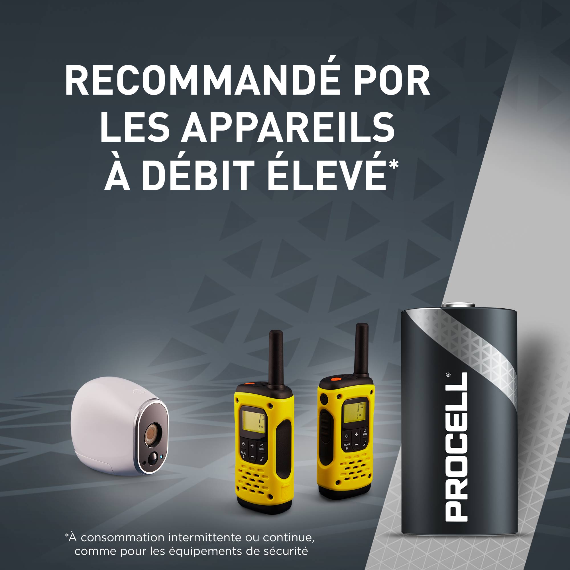 Piles Procell Lithium  Haute Puissance 123 3V