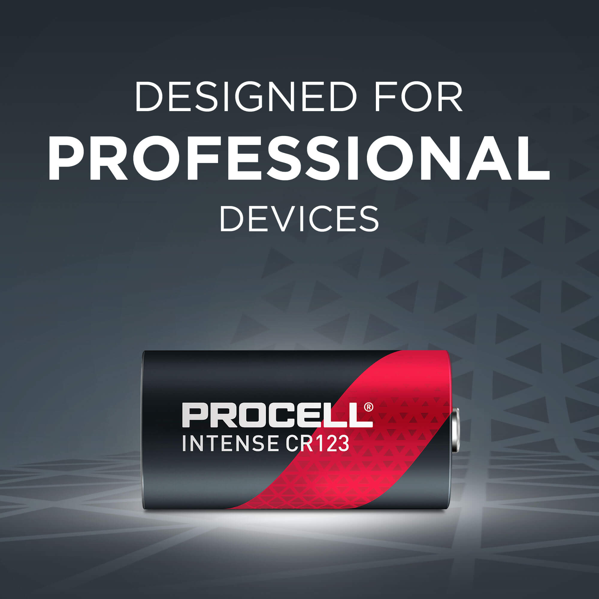 Procell High Power Lithium Intense CR123, 3V